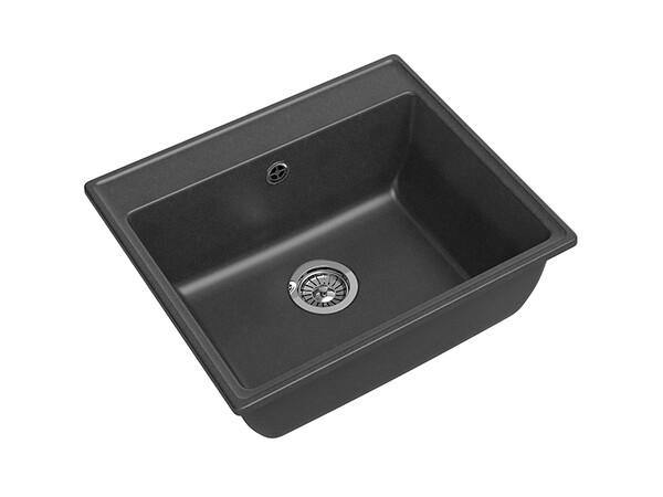 Мойка для кухни GranFest Композит VERTEX 580 чаша 580*500мм (V-580 графит)