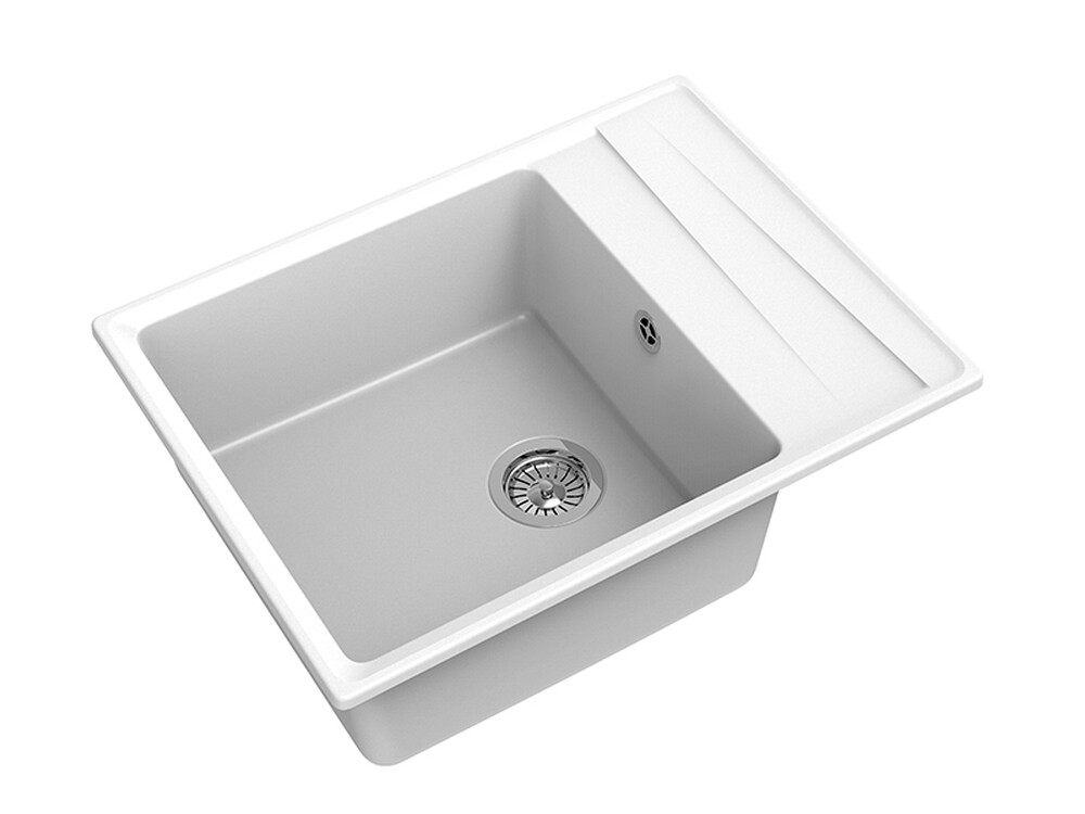 Мойка для кухни GranFest Композит LEVEL 660L чаша+крыло 660*500 (LV-660L иней)