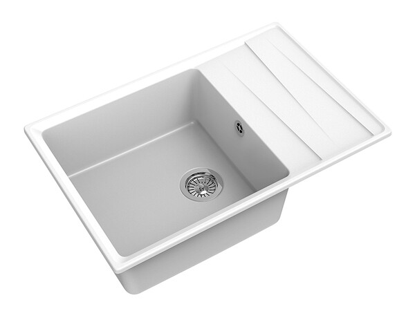 Мойка для кухни GranFest Композит LEVEL 760L чаша+крыло 760*500 (LV-760L иней)