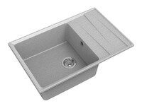  Мойка для кухни GranFest Композит LEVEL 760L чаша+крыло 760*500 (LV-760L серый)