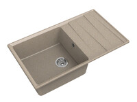 Мойка для кухни GranFest Композит LEVEL 860L чаша+крыло 860*500 (LV-860L песочный)