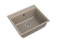Мойка для кухни GranFest Композит VERTEX 580 чаша 580*500мм (V-580 песочный)