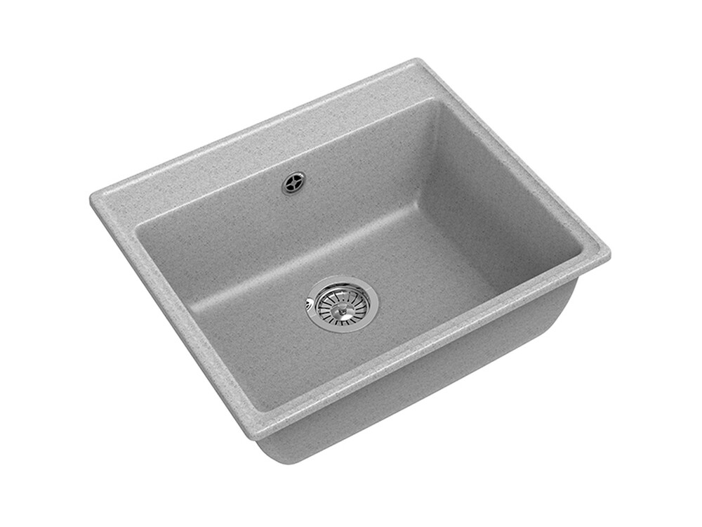 Мойка для кухни GranFest Композит VERTEX 580 чаша 580*500мм (V-580 серый)