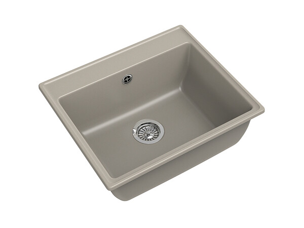 Мойка для кухни GranFest Композит VERTEX 580 чаша 580*500мм (V-580 топаз)