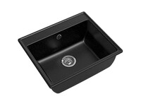 Мойка для кухни GranFest Композит VERTEX 580 чаша 580*500мм (V-580 черный)