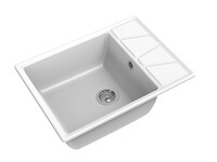 Мойка для кухни GranFest Композит VERTEX 680L чаша+крыло 680*500мм (V-680L иней)