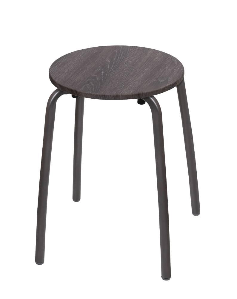 Табурет Комфорт 1 КРУГ МДФ Дуб шале ТКМ1/ДШ NIKA*