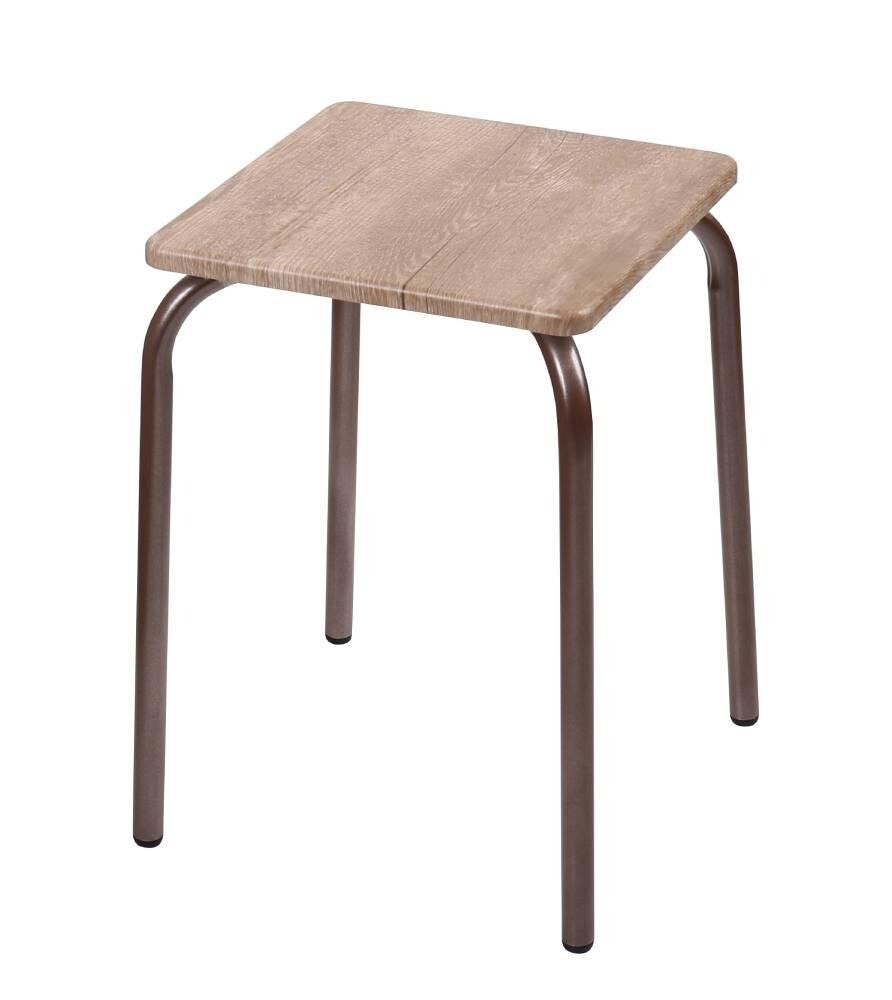 Табурет Комфорт КВАДРАТ МДФ Ель умбра ТКМ2/Е NIKA*