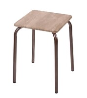 Табурет Комфорт КВАДРАТ МДФ Ель умбра ТКМ2/Е NIKA*