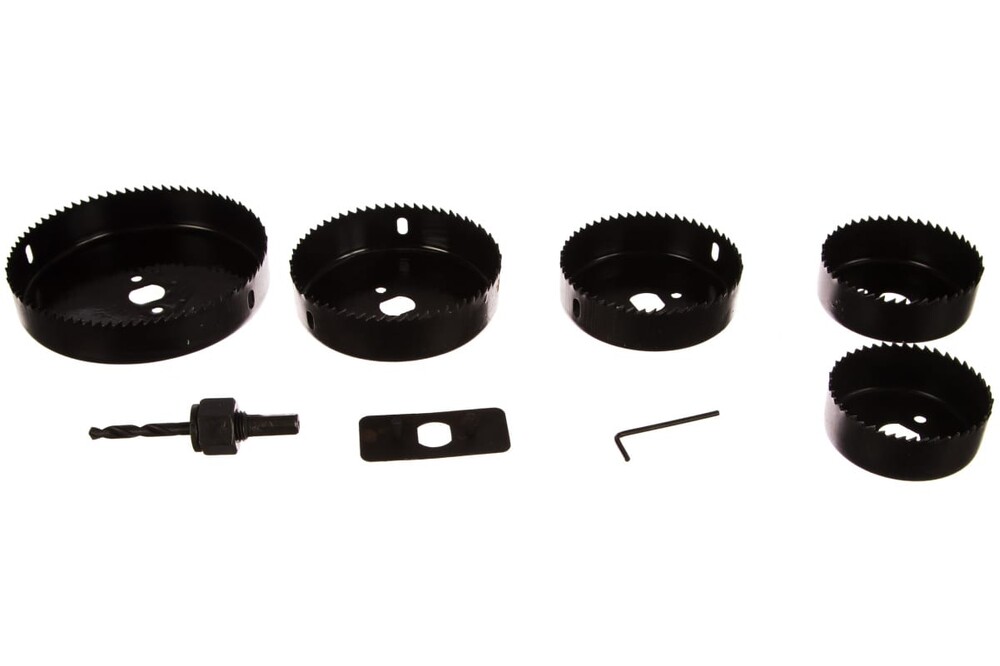 5440203 Коронки по дереву набор 8 предметов d=68/76/89/102/127мм, кейс, Sturm!