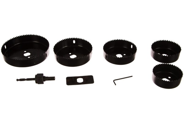 5440203 Коронки по дереву набор 8 предметов d=68/76/89/102/127мм, кейс, Sturm!