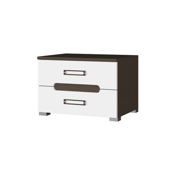 Вегас Тумбочка венге/белый (3 места)