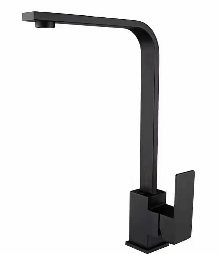 FS8132Н Смеситель Кухня Fmark шар., бок.ручка. Чёрный