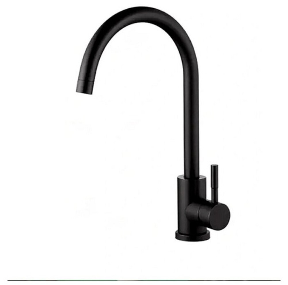 FS8232Н Смеситель Кухня Fmark шар., бок.ручка, Чёрный