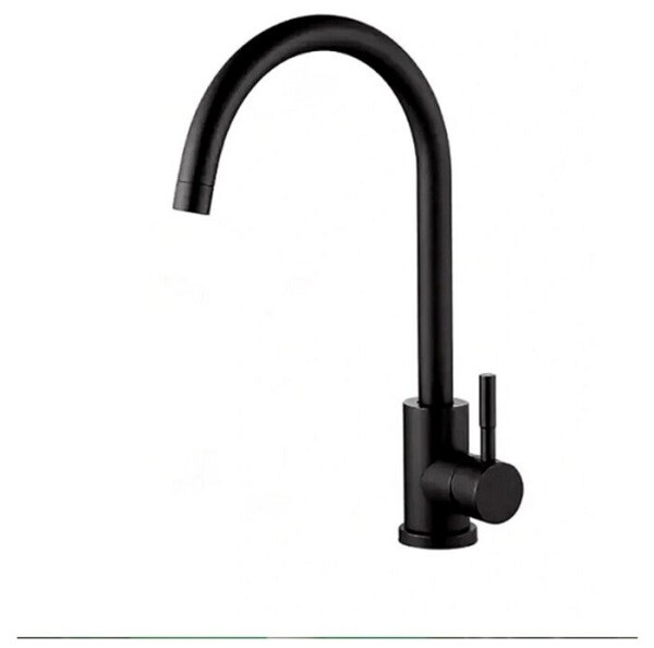 FS8232Н Смеситель Кухня Fmark шар., бок.ручка, Чёрный