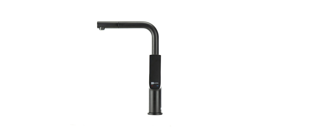 LM7205BL Ursus Смеситель для кухни с высоким поворотным изливом, черный LEMARK