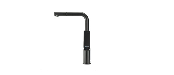 LM7205BL Ursus Смеситель для кухни с высоким поворотным изливом, черный LEMARK