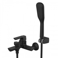 LM7214BL Ursus Смеситель для ванны с коротким изливом, черный LEMARK