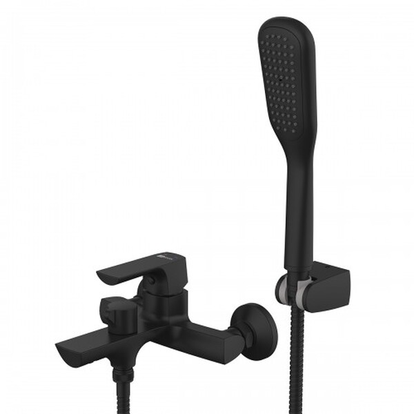 LM7214BL Ursus Смеситель для ванны с коротким изливом, черный LEMARK