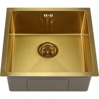 Мойка нерж врезная 450х450х220 т 1,2 ЗОЛОТО D4545HG врезная AISI 304 MLN