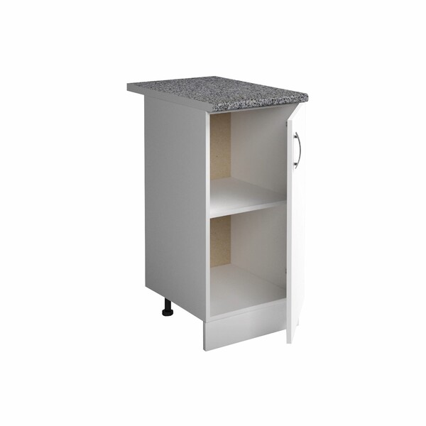 Рабочий стол 50 цвет Белый столешница Гранит SANTREK HOME (ЛДСП)