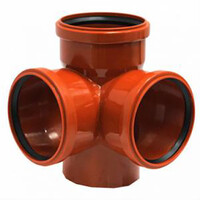 110 крестовина 110*110 2-х пл. угол 87 наруж