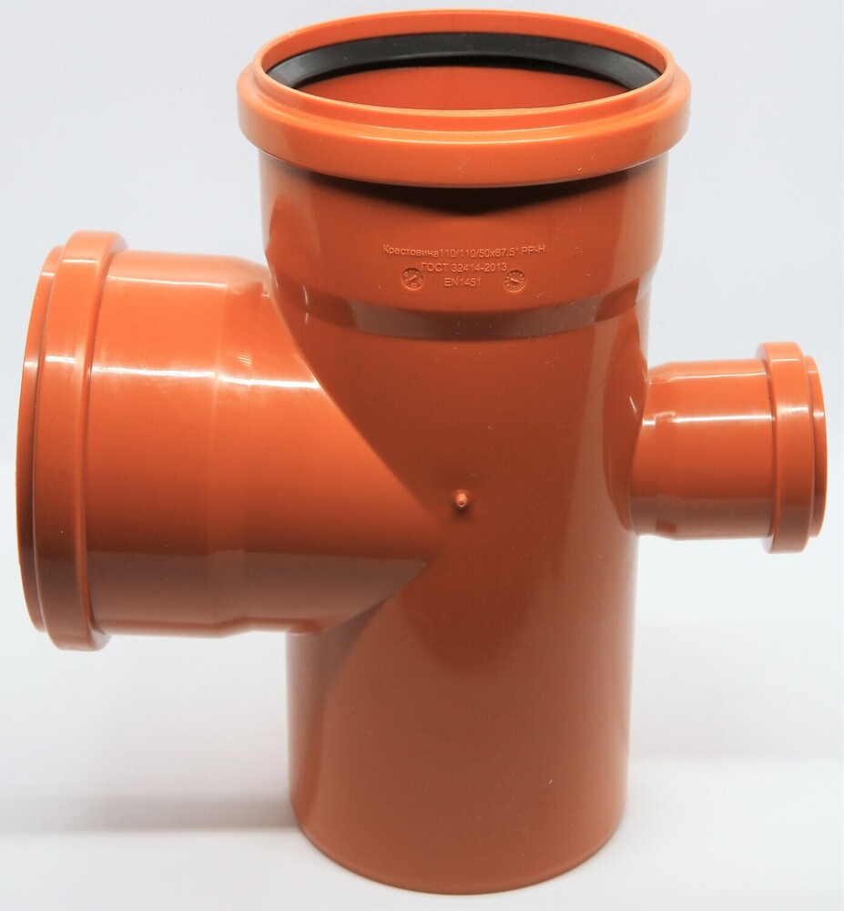 110 крестовина 110*50 угол 87 наруж