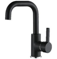 1099B Смеситель Тюльпан LEDEME d35 на гайке (черный)