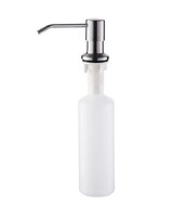 405 К/L Дозатор LEDEME для жидкого мыла ВРЕЗНОЙ 240мл (БЕЖЕВЫЙ+пластик) *