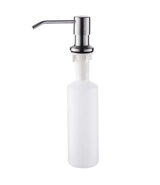 405 К/L Дозатор LEDEME для жидкого мыла ВРЕЗНОЙ 400мл (БЕЖЕВЫЙ+пластик) *