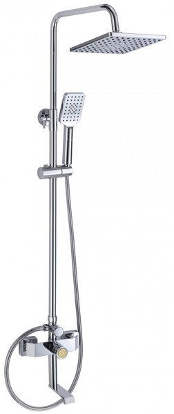 S-602242-1 Смеситель SAVOL с душевой стойкой, шар.d25 Хром