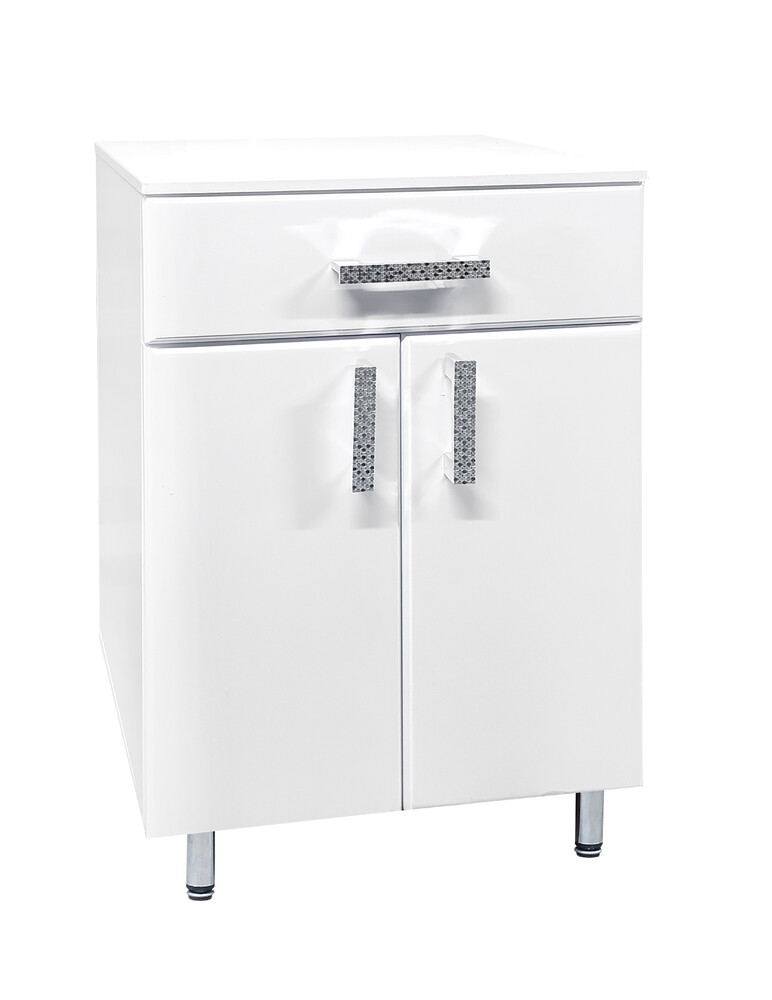 Комод SANTREK HOME "Марта-50" (Белый) 2 двери 1 ящик 465х816х300