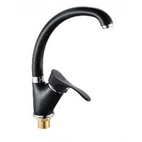 Смеситель Кухня Lemen шар d40 высокий излив (LB 91101Е) чёрный