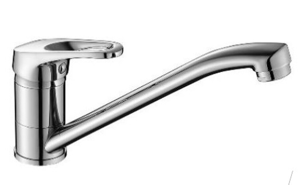 DR21018 Смеситель одноручный для кухни с поворотным изливом, хром DECOROOM