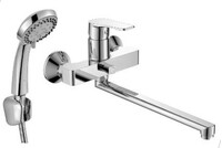 DR23043 Смеситель одноручный универсальный с поворотным изливом 300мм, хром DECOROOM