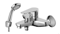 DR72036 Смеситель одноручный для ванны с коротким изливом, хром DECOROOM