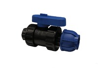 Кран ПНД шаровый 1/2 х 20 г/ц PN16 (Россия)