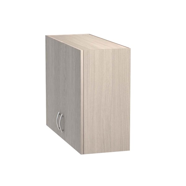 Шкаф для посуды 80 цвет Ясень шимо светлый SANTREK HOME (ЛДСП)