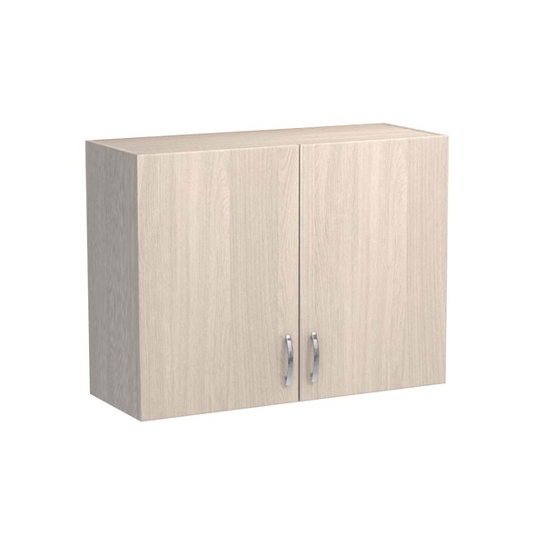 Шкаф для посуды 80 цвет Ясень шимо светлый (под сушку) SANTREK HOME (ЛДСП)