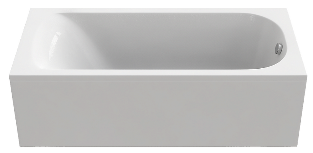 Ванна акрил BAS "НИРВАНА-PRO" 170х75 BAS PROfessional 100% литьевой акрил в компл. с каркасом (без фолдона) БЕЗ АВТОСЛИВА