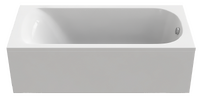 Ванна акрил BAS "НИРВАНА-PRO" 170х75 BAS PROfessional 100% литьевой акрил в компл. с каркасом (без фолдона) БЕЗ АВТОСЛИВА