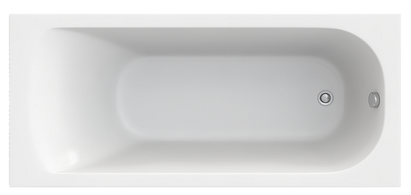 Ванна акрил BAS "НИРВАНА-PRO" 180х80 BAS PROfessional 100% литьевой акрил в компл. с каркасом (без фолдона) БЕЗ АВТОСЛИВА