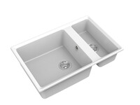 Мойка для кухни GranFest Композит LEVEL 760K 1,5 чаши 760*500 мм (LV-760K иней) ***