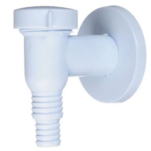 Обратный клапан д/стир. машины (белый) Ø19-25x 32