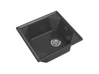Мойка для кухни GranFest Композит UNIQUE 500 1 чаша 500*500мм (U-500 графит)
