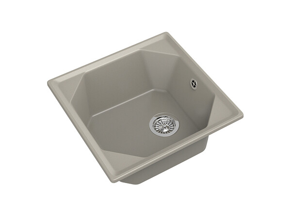 Мойка для кухни GranFest Композит UNIQUE 500 1 чаша 500*500мм (U-500 топаз)