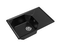 Мойка для кухни GranFest Композит UNIQUE 740L чаша+крыло 740*500мм (U-740L черный)