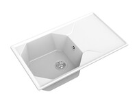 Мойка для кухни GranFest Композит UNIQUE 840L чаша+крыло 840*500мм (U-840L иней)