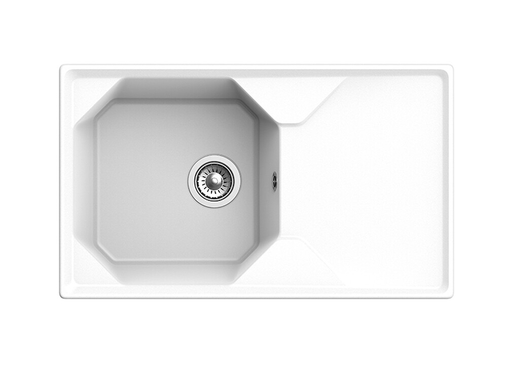 Мойка для кухни GranFest Композит UNIQUE 840L чаша+крыло 840*500мм (U-840L иней)
