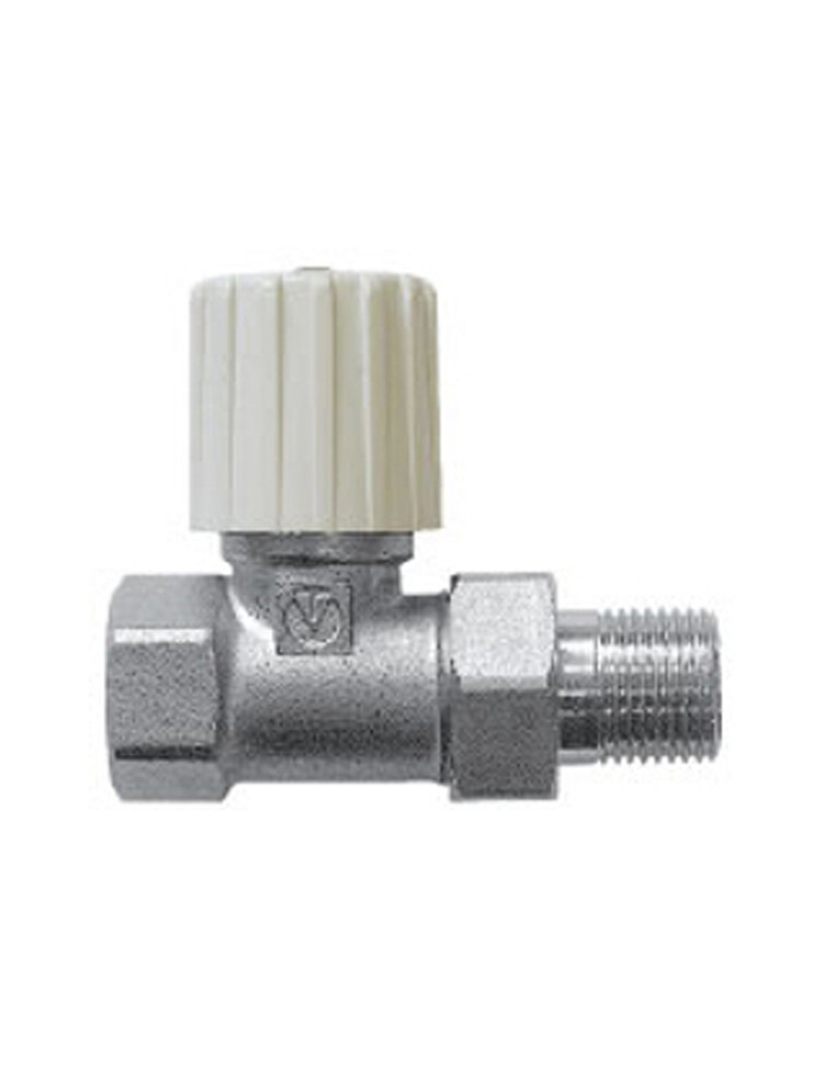 Клапан VALTEC ручной, для радиатора, прямой 1/2" (VT.008.N.04)